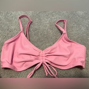 pink bikini top